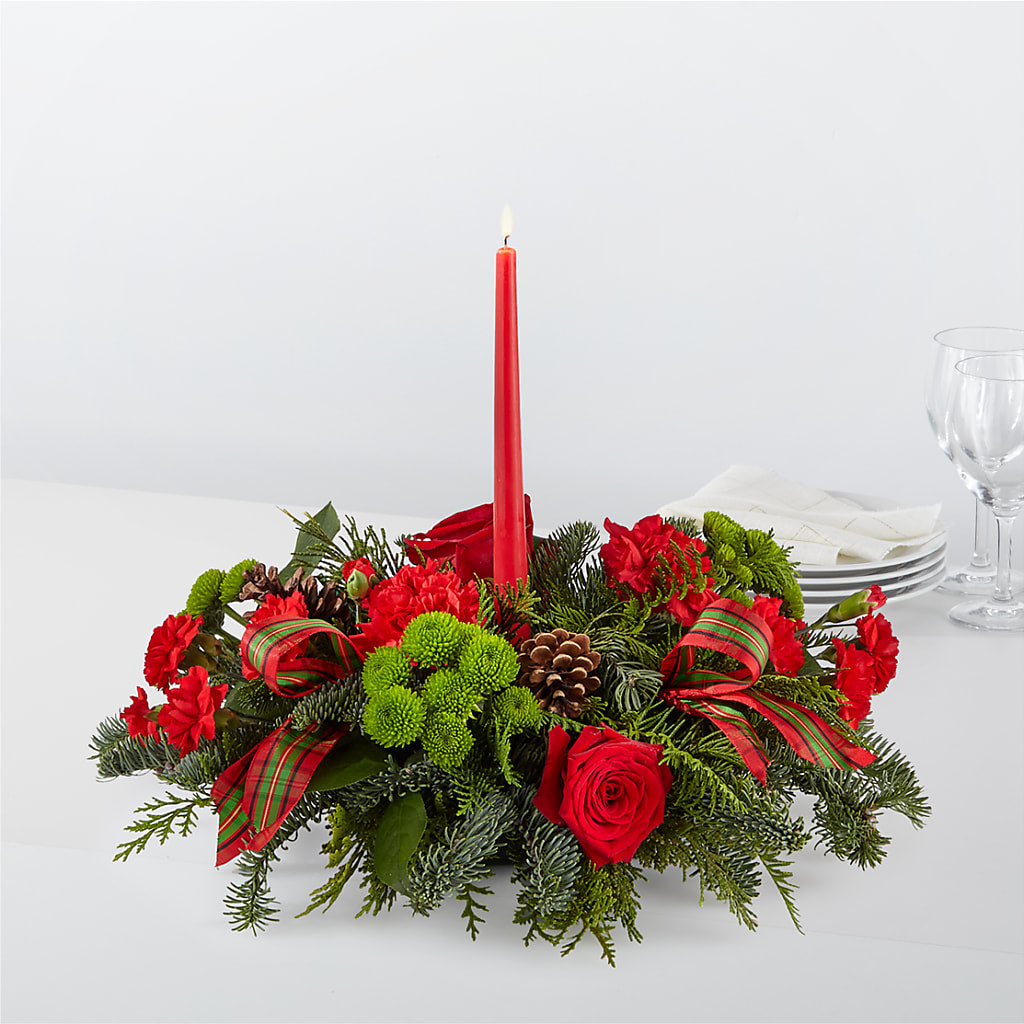 By the Candlelight Centerpiece – Ros-al Floral, Forest City PA