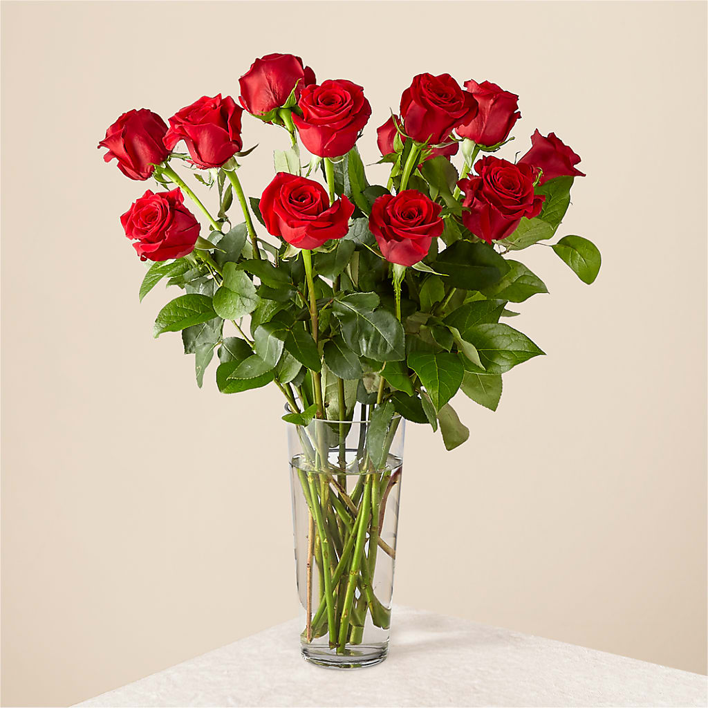 Long Stem Red Rose Bouquet – Ros-al Floral, Forest City PA