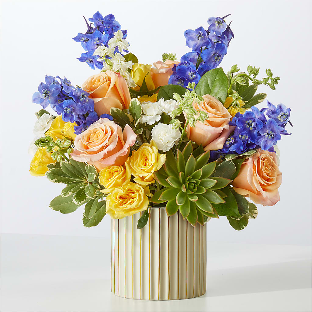 Cobalt Reverie Bouquet – Ros-al Floral, Forest City PA