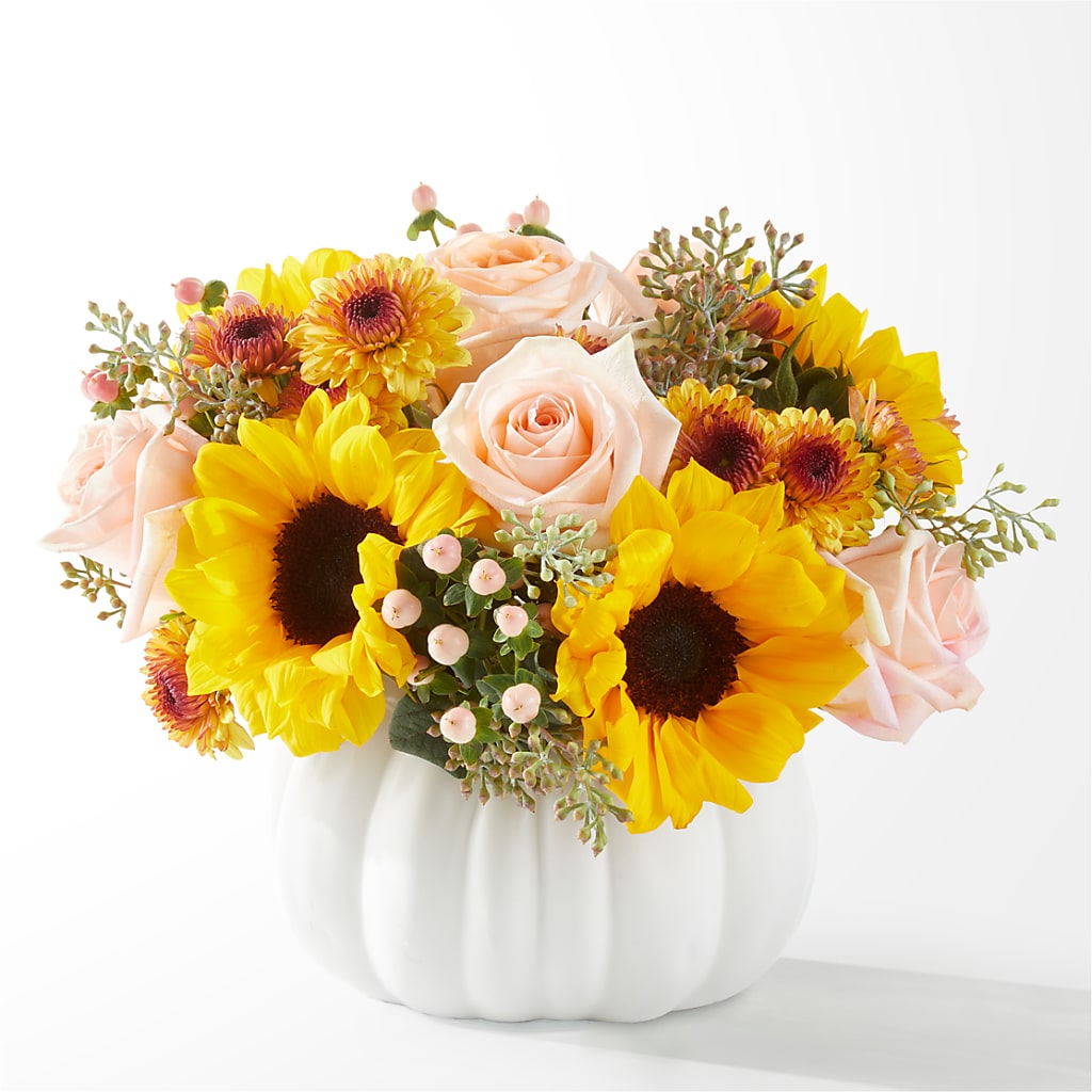 Pumpkin to Talk About Bouquet – Ros-al Floral, Forest City PA