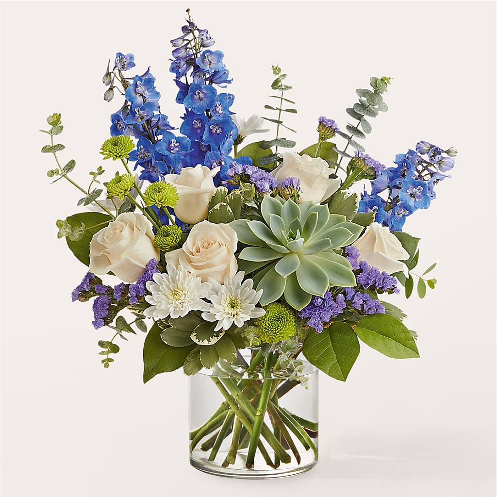 Cerulean Waves Bouquet – Ros-al Floral, Forest City PA