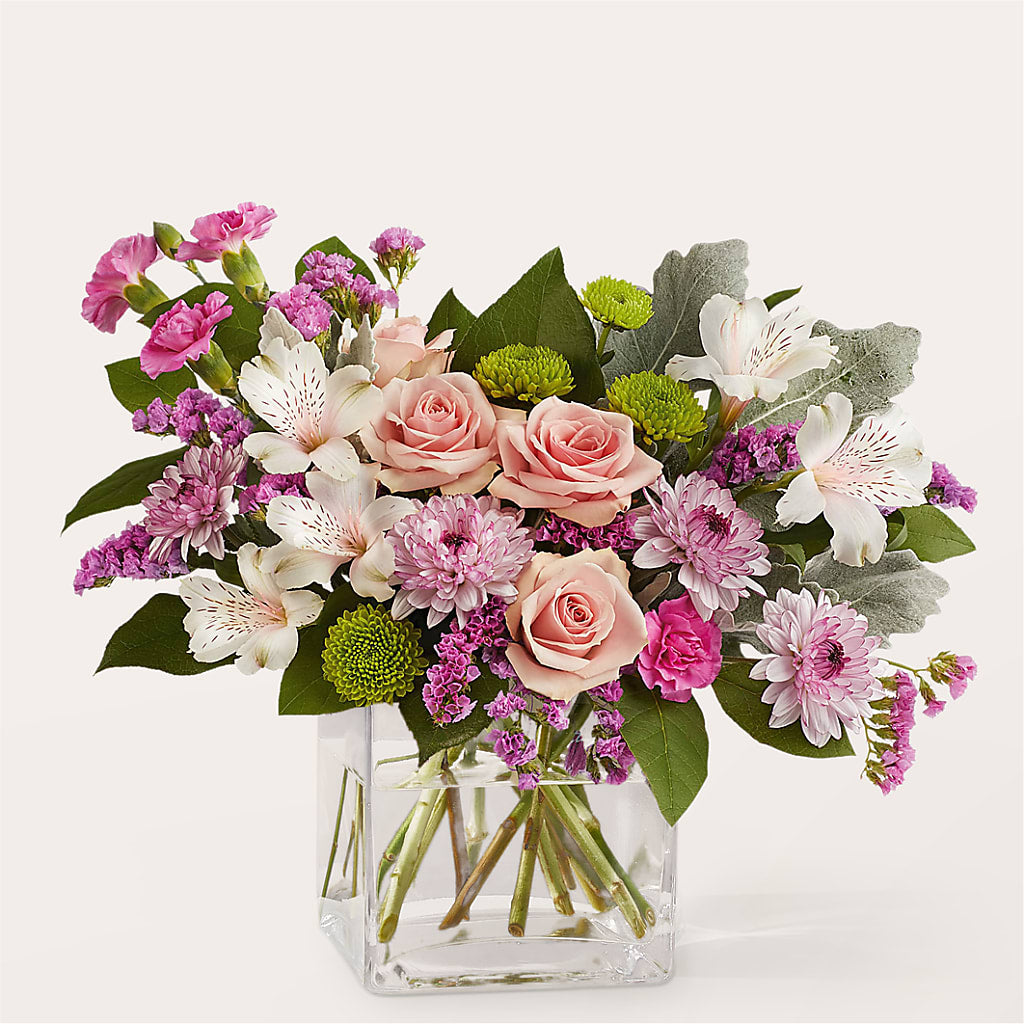Pink Suede Bouquet – Ros-al Floral, Forest City PA