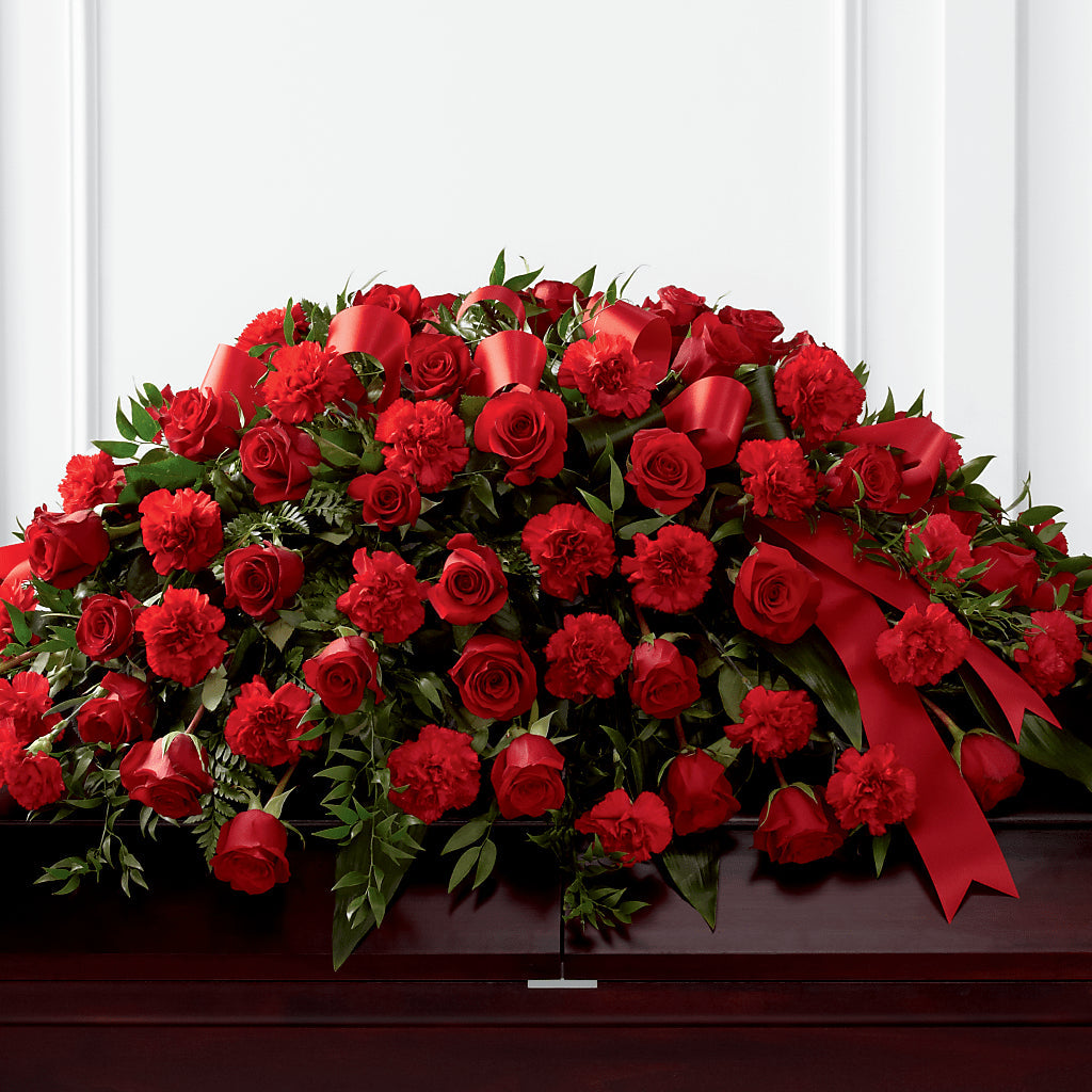 Tribute of Life Casket Spray – Ros-al Floral, Forest City PA