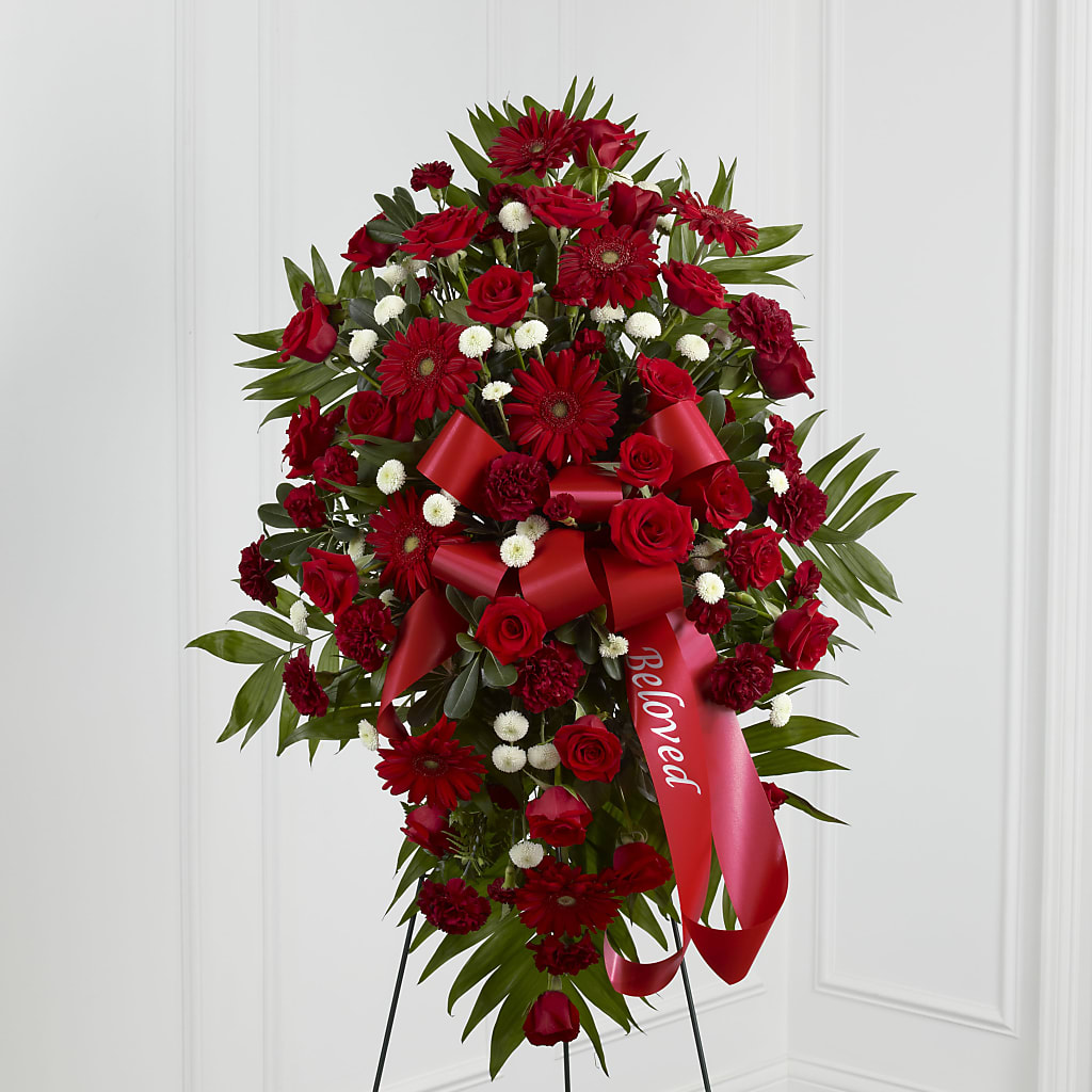 Treasured Memories Standing Spray – Ros-al Floral, Forest City PA