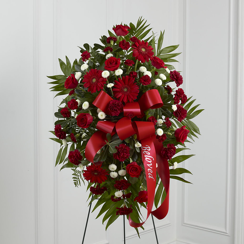 Treasured Memories Standing Spray – Ros-al Floral, Forest City PA