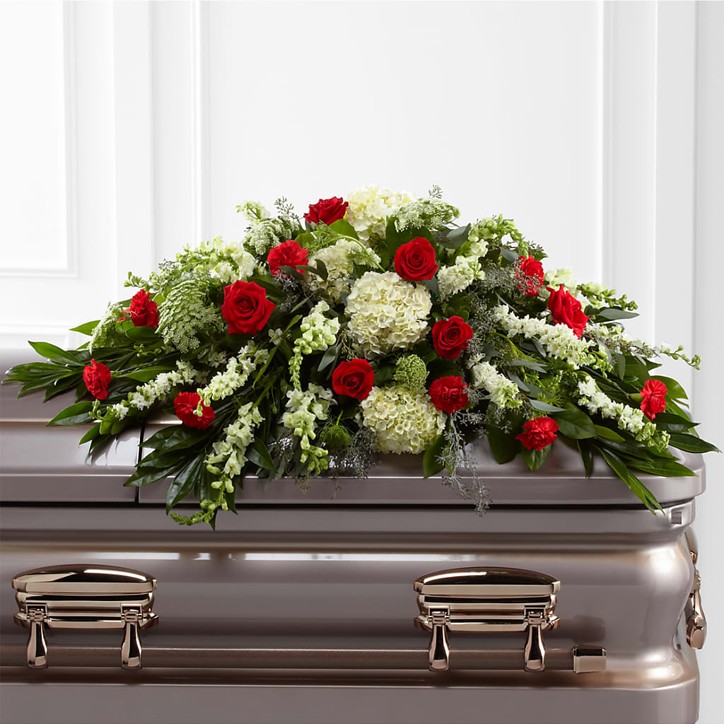 Sincerity Casket Spray – Ros-al Floral, Forest City PA