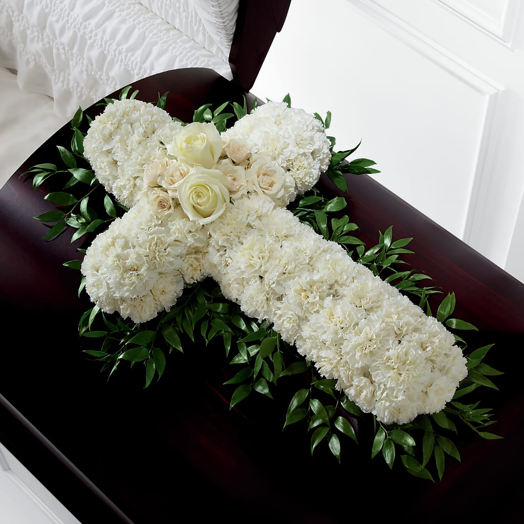 Peaceful Memories Casket Spray (Standard) – Ros-al Floral, Forest City PA