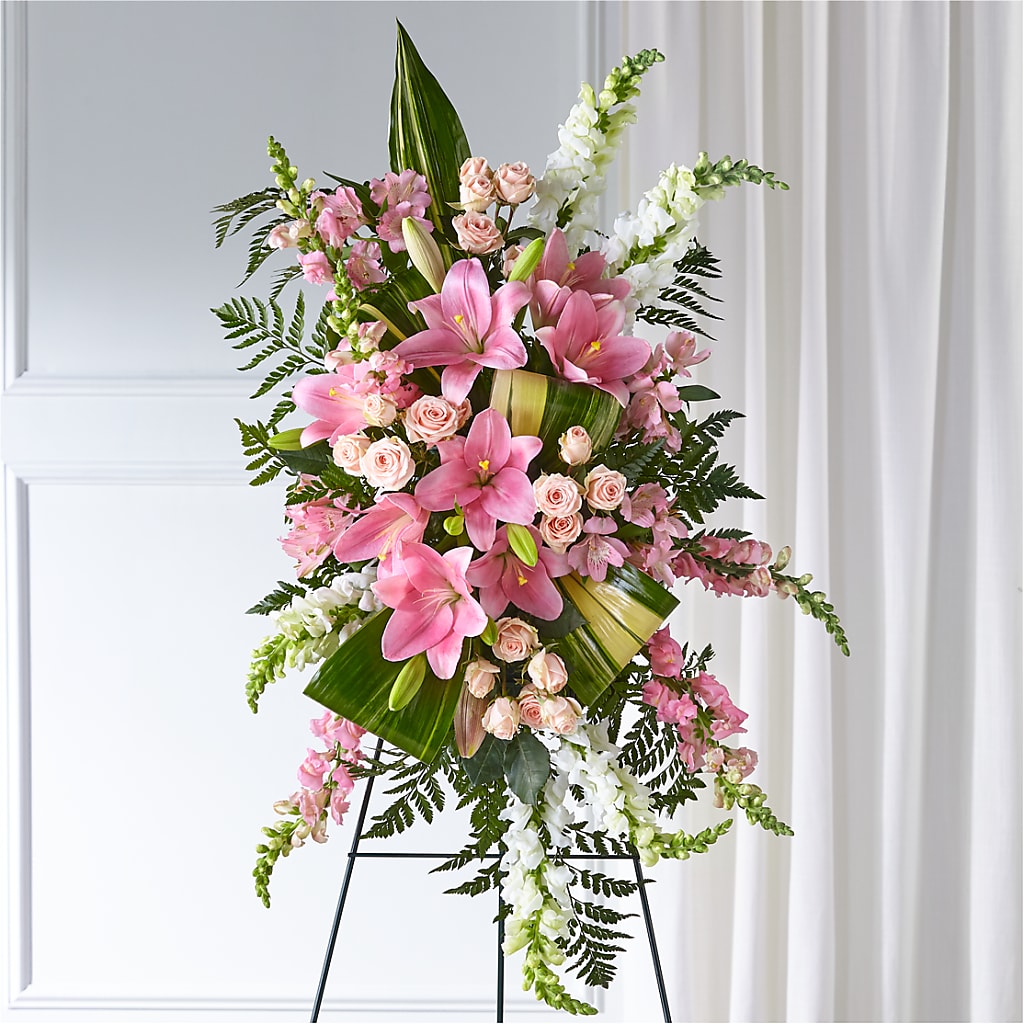 Elegant Embrace Standing Spray – Ros-al Floral, Forest City PA