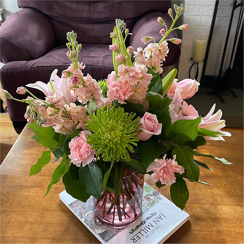 Pretty in Pink Bouquet – Ros-al Floral, Forest City PA
