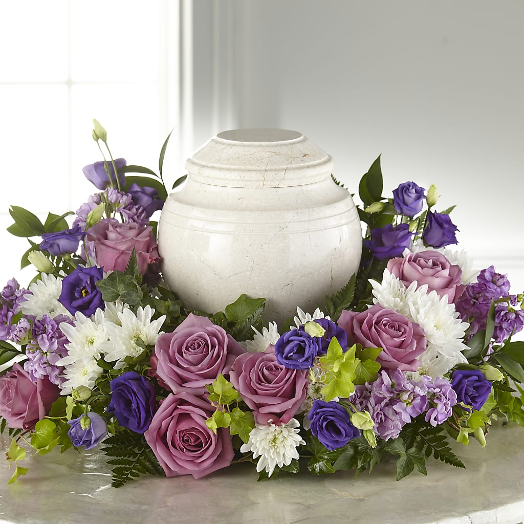 Blooming Sympathy Cremation Adornment – Ros-al Floral, Forest City PA