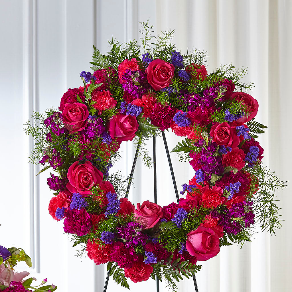Calming Colors Wreath – Ros-al Floral, Forest City PA