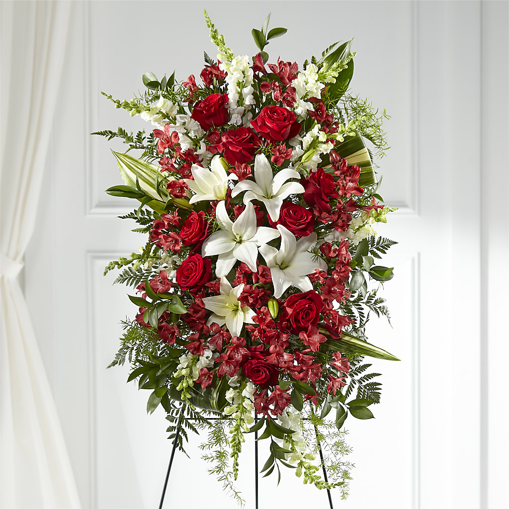 Everlasting Memory Standing Spray – Ros-al Floral, Forest City PA