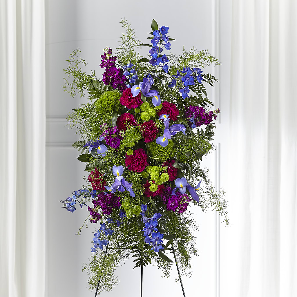 Heavenly Skies Standing Spray – Ros-al Floral, Forest City PA