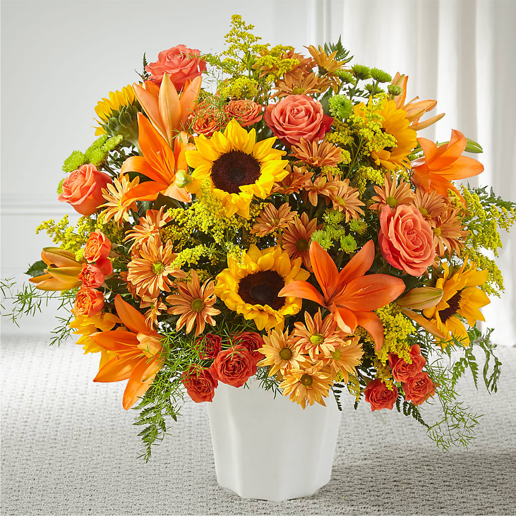 Harvest Thoughts Floor Basket – Ros-al Floral, Forest City PA