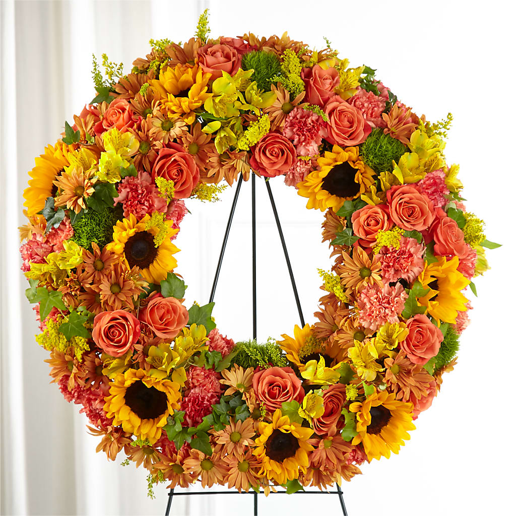 Autumnal Memories Wreath (Standard) – Ros-al Floral, Forest City PA