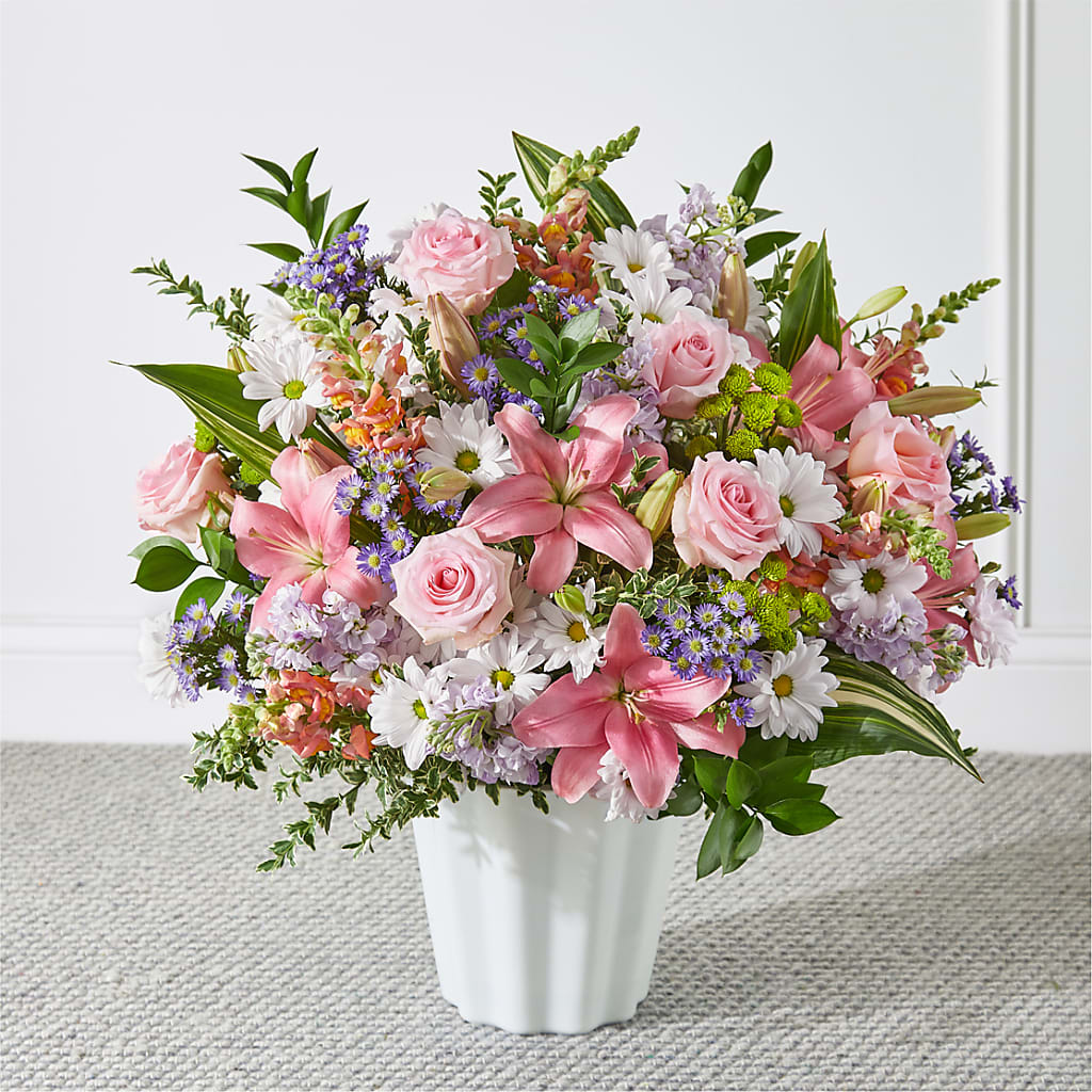 Abundant Compassion Floor Basket – Ros-al Floral, Forest City PA