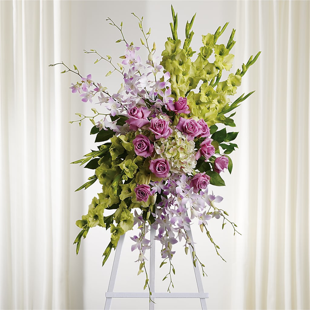 Lasting Legacy Standing Spray – Ros-al Floral, Forest City PA