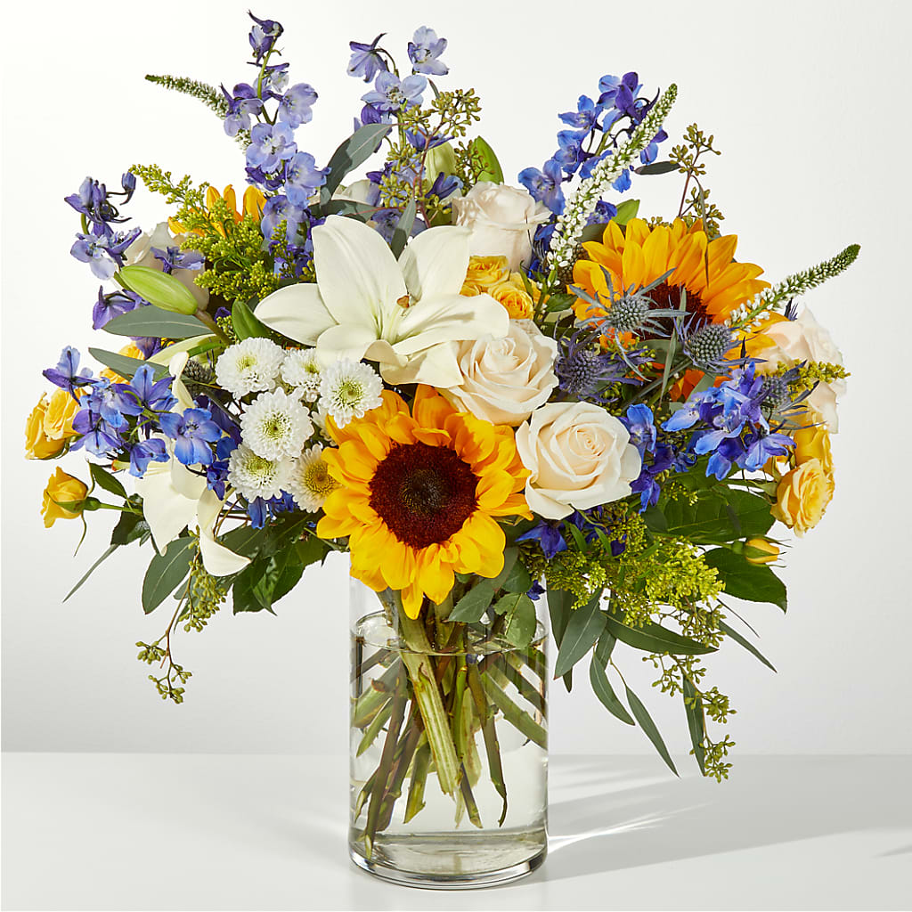 Wonderfully Sunny Bouquet – Ros-al Floral, Forest City PA