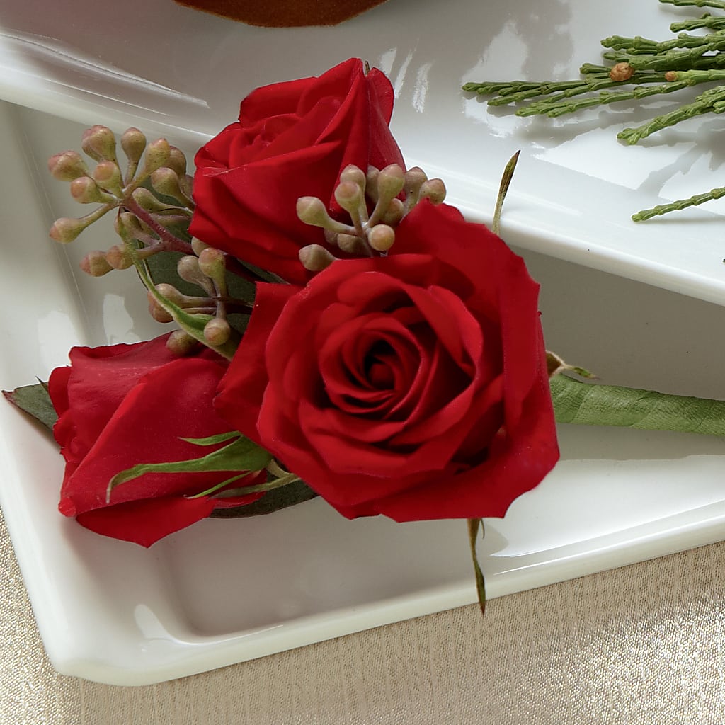 Red Spray Rose Boutonniere – Ros-al Floral, Forest City PA