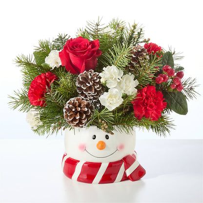 Jolly Snowman Bouquet –  Ros-al Floral, Forest City PA