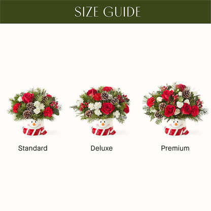 Jolly Snowman Bouquet –  Ros-al Floral, Forest City PA