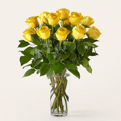 Long Stem Yellow Rose Bouquet –  Ros-al Floral, Forest City PA
