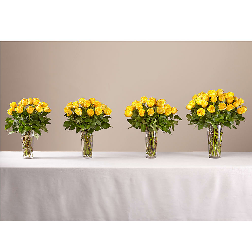 Long Stem Yellow Rose Bouquet –  Ros-al Floral, Forest City PA