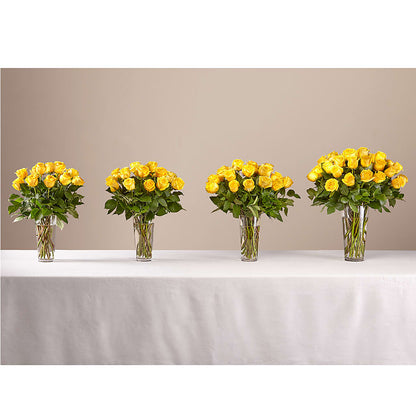 Long Stem Yellow Rose Bouquet –  Ros-al Floral, Forest City PA