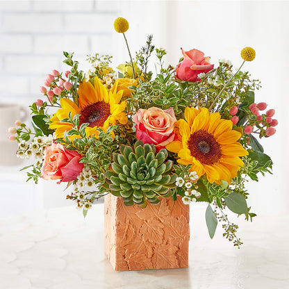 Sunflower Season Bouquet –  Ros-al Floral, Forest City PA