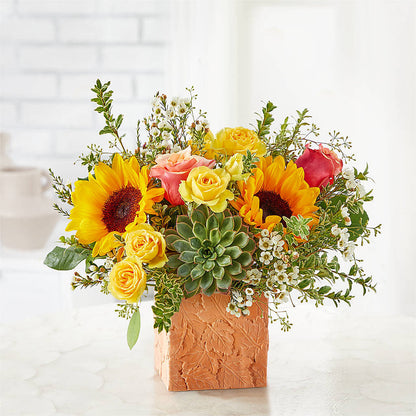 Sunflower Season Bouquet –  Ros-al Floral, Forest City PA