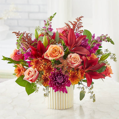 Burgundy Landscape Bouquet –  Ros-al Floral, Forest City PA