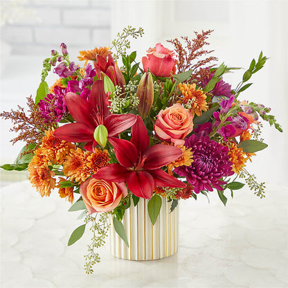 Burgundy Landscape Bouquet –  Ros-al Floral, Forest City PA