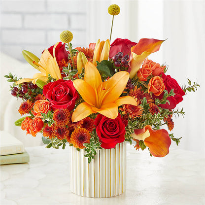 Scarlet Skies Bouquet –  Ros-al Floral, Forest City PA