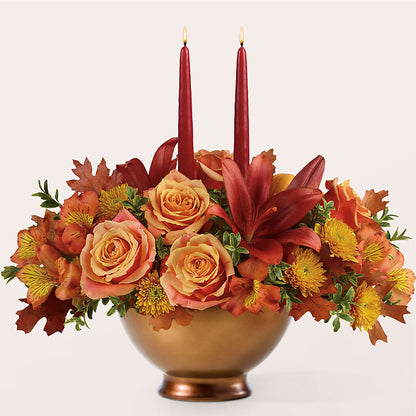 Harvest Table Centerpiece –  Ros-al Floral, Forest City PA