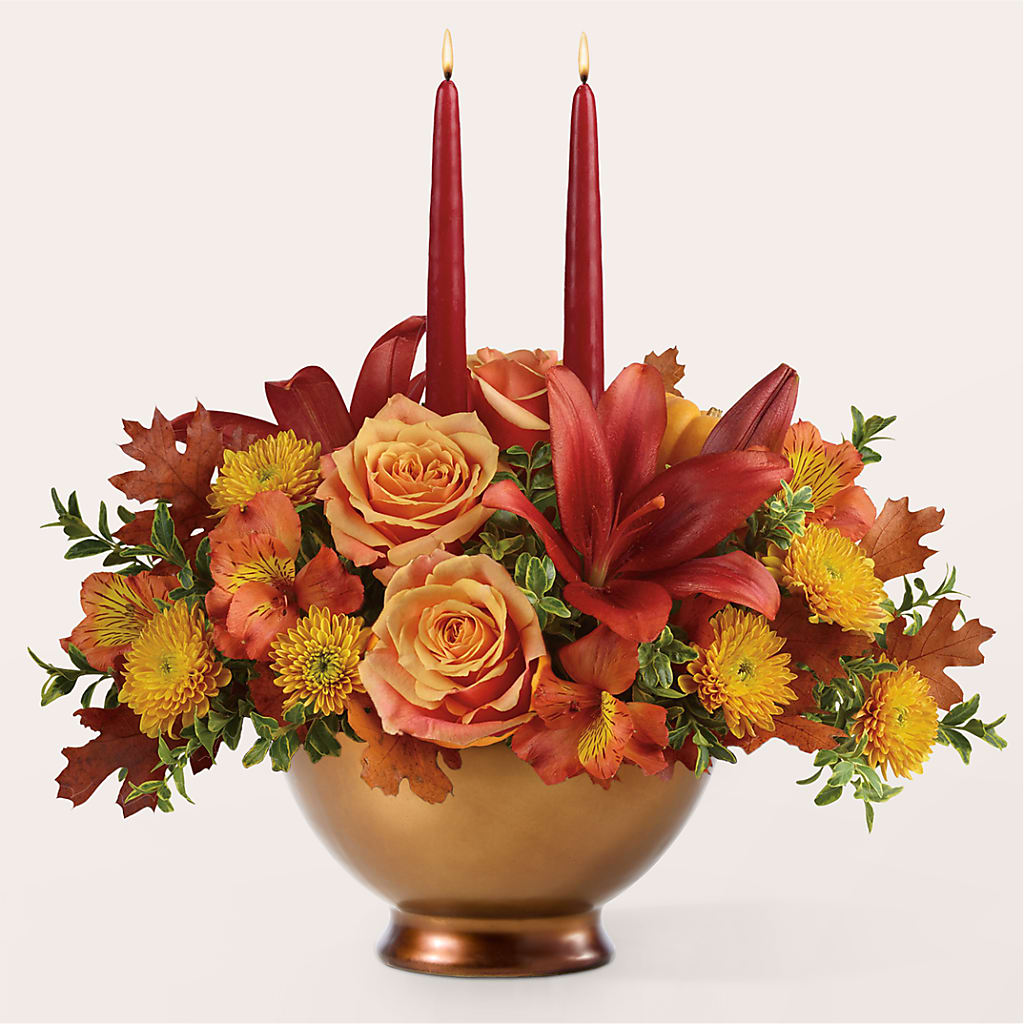 Harvest Table Centerpiece –  Ros-al Floral, Forest City PA