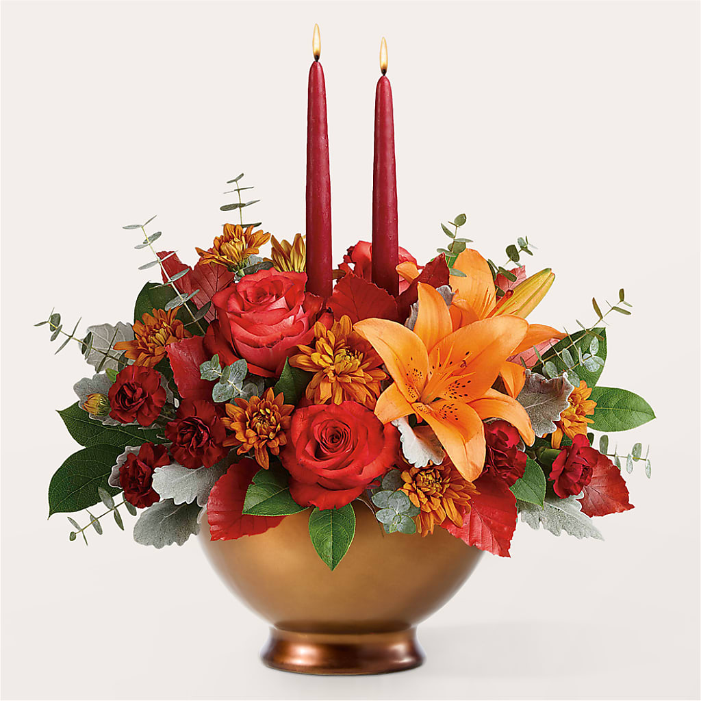 Fruits of Fall Centerpiece –  Ros-al Floral, Forest City PA