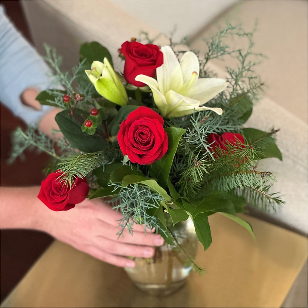 Glittering Lights Bouquet –  Ros-al Floral, Forest City PA