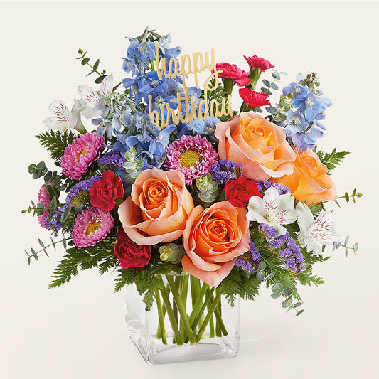 Birthday Bash Bouquet –  Ros-al Floral, Forest City PA