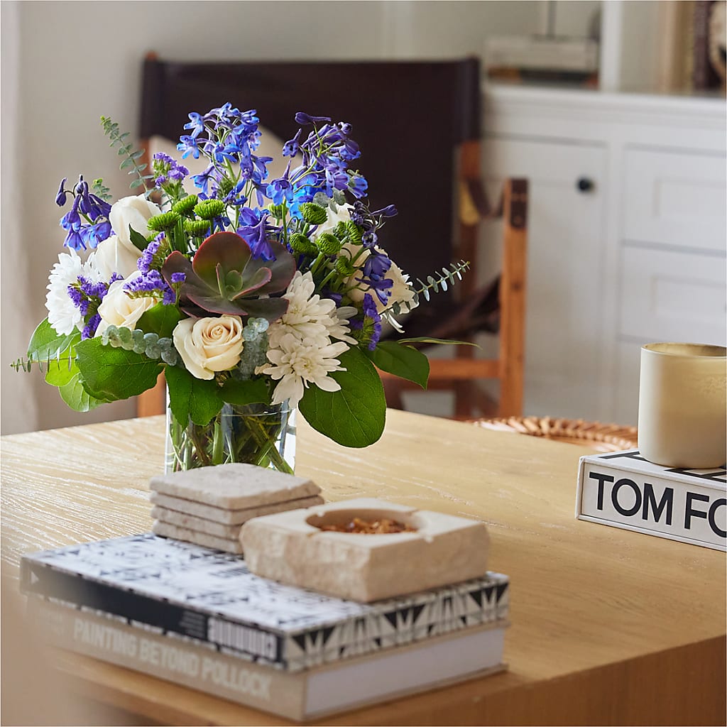 Cerulean Waves Bouquet –  Ros-al Floral, Forest City PA