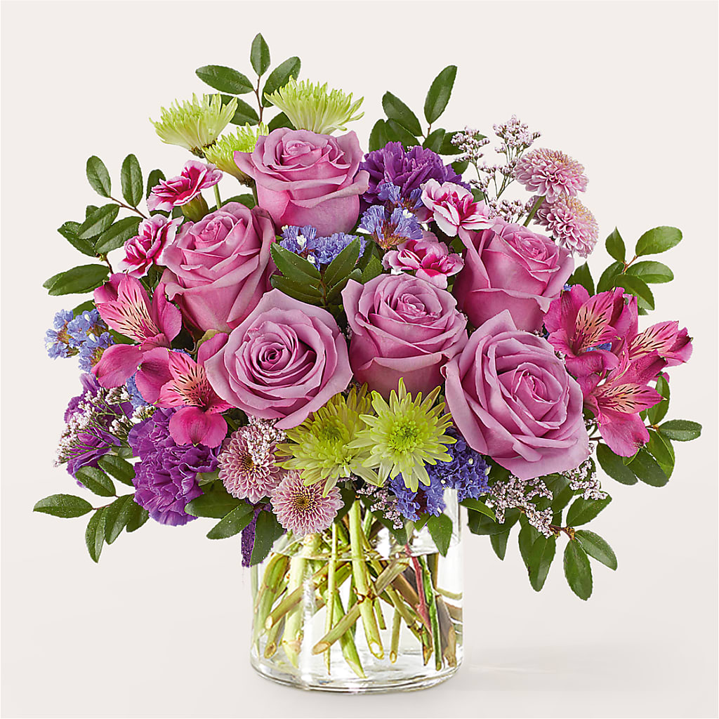 Glass Half Full Bouquet –  Ros-al Floral, Forest City PA