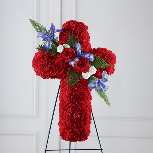 Faithful Hero Floral Cross –  Ros-al Floral, Forest City PA