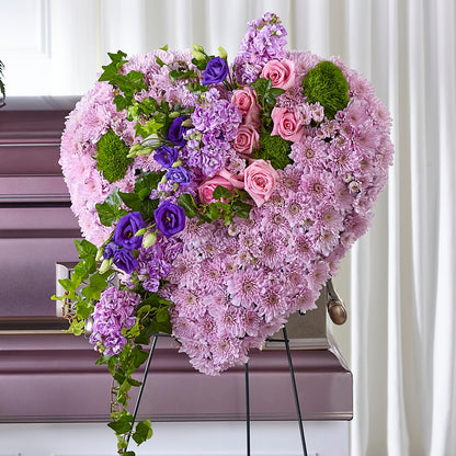 Treasured Love Standing Heart –  Ros-al Floral, Forest City PA