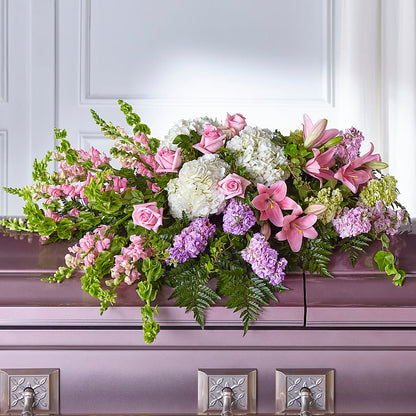 Life's Gratitude Casket Spray –  Ros-al Floral, Forest City PA
