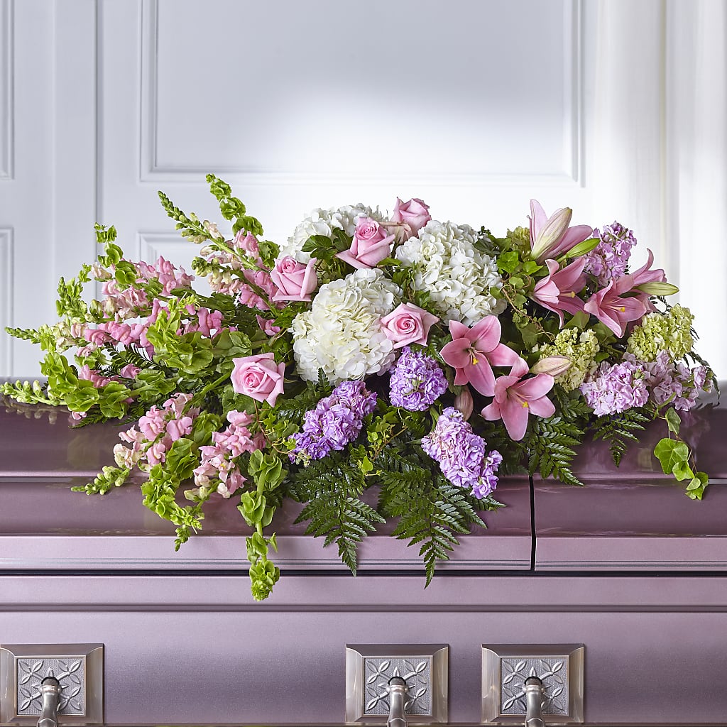 Life's Gratitude Casket Spray –  Ros-al Floral, Forest City PA