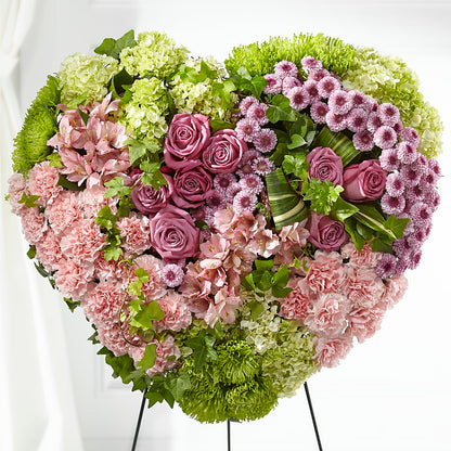 Heartwarming Standing Heart –  Ros-al Floral, Forest City PA