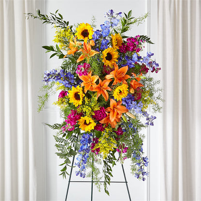 Sunlit Memories Standing Spray (Standard) –  Ros-al Floral, Forest City PA