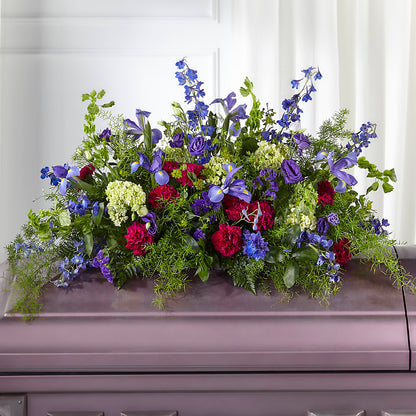 Always Treasured Casket Spray –  Ros-al Floral, Forest City PA