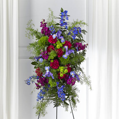 Heavenly Skies Standing Spray –  Ros-al Floral, Forest City PA