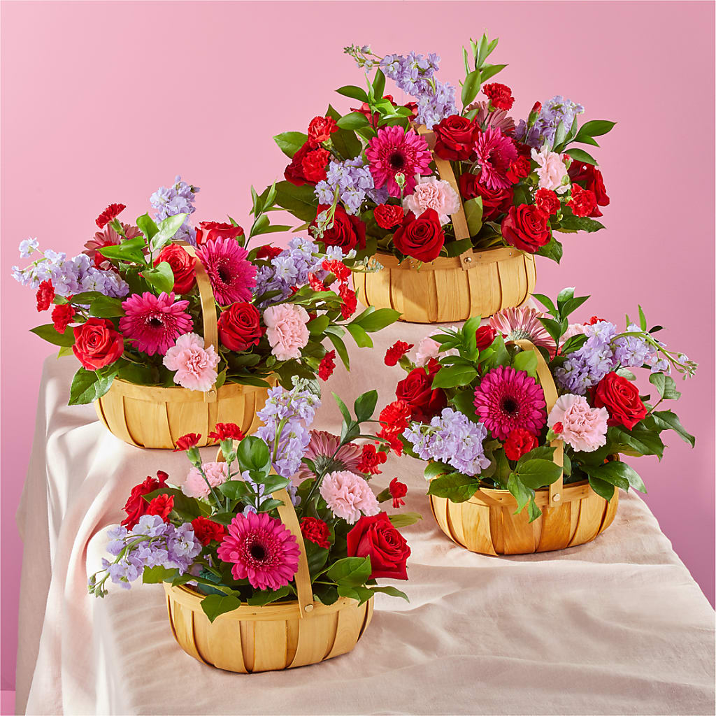 Pink Picnic Basket –  Ros-al Floral, Forest City PA