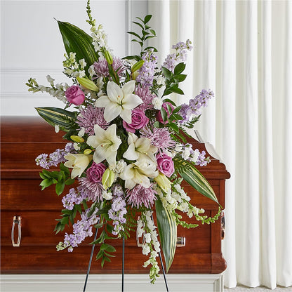 Grateful Hearts Standing Spray –  Ros-al Floral, Forest City PA